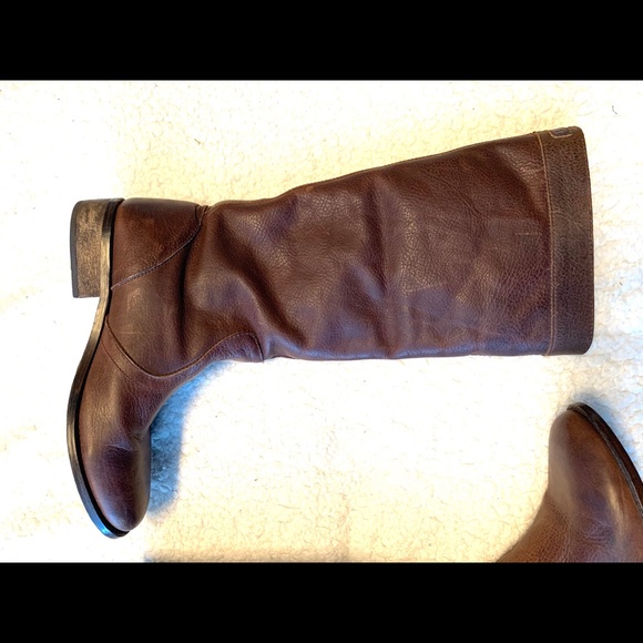 Diesel Desert Prarie Brown Leather High Boots - Picture 7 of 14